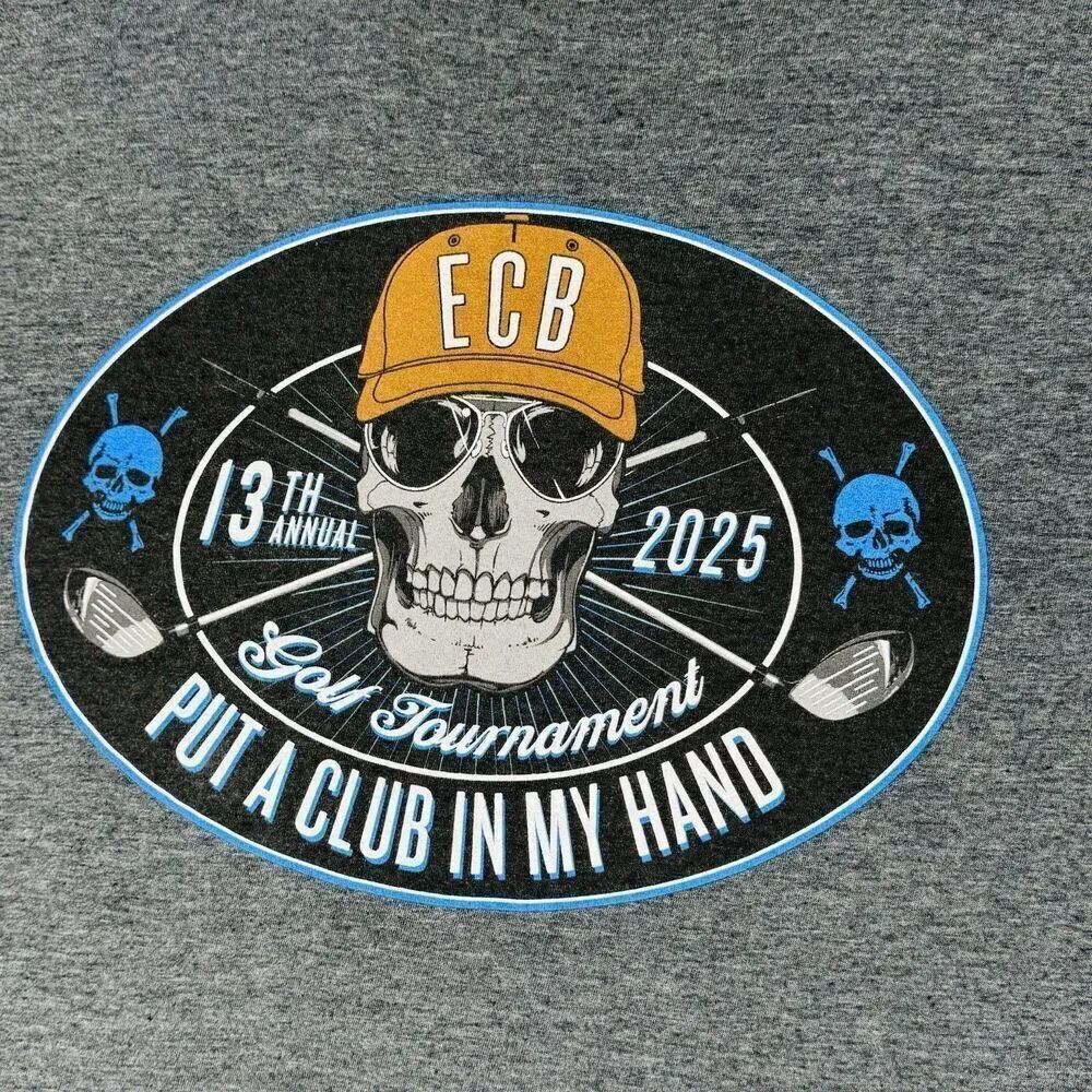 Eric Church ECB Sz 3XL Golf Tournament "Put A Club In My Hand" 2024 T Shirt